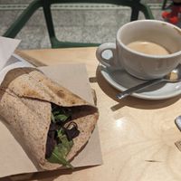 Falafel wrap very good at Shake Cafe - Via dei Neri  in Florence