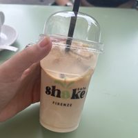 Iced coffee with oat milk   at Shake Cafe - Via dei Neri  in Florence