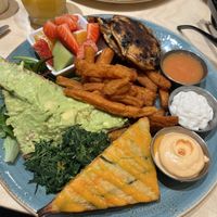 Vegan brunch plate  at Shake Cafe - Via dei Neri  in Florence