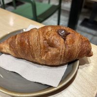 Chocolate croissant - HEAVY with pudding!  at Shake Cafe - Via dei Neri  in Florence