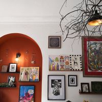 Interior at The Gnome Cafe in Maldon