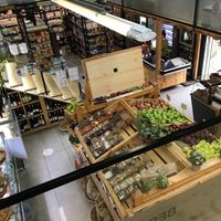 A view of the downstairs layout at Fresh Garden in Tirana