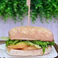 Toasted Ciabatta with Avocado and Vegetables (I/O Sliced Cheese and Boiled Egg) at Renew Deli in East Singapore