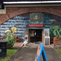 Outside at La Bodega Tex-Mex in Hamburg