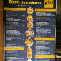 Menu at La Bodega Tex-Mex in Hamburg