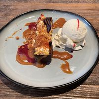 Vegetarian dessert  at La Grange in Saint-lary-soulan