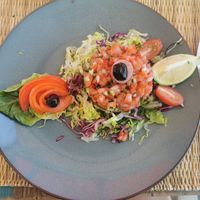 Moroccan Salad at Windy Bay Café in Taghazout