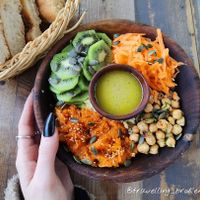 Tanger poke bowl at Windy Bay Café in Taghazout