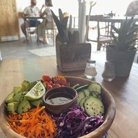 Vegan bowl  at Windy Bay Café in Taghazout