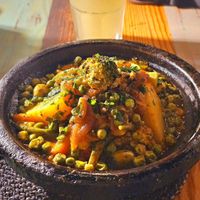 Fantastic tajine at Windy Bay Café in Taghazout