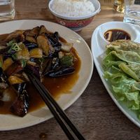 Yuxiang Aubergine and Vegetable Gyōza at Panasia in Lyon
