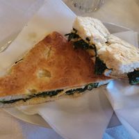 Vegan foccacia at Bar Il Palio in Siena