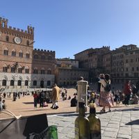 Great view  at Bar Il Palio in Siena