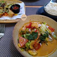 Lunch at Giggling Squid in Cambridge