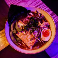 Ramen Vegetariano at Dashi Ramen Bar in Ourense