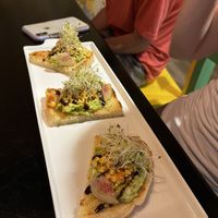 Gourmet quality avacado toast   at El Secreto De Bruny in Carolina