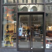 Front entrance. at Inday - Bryant Park in New York City