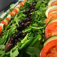 Beautiful salads. at Pienezza Pizza in Kissimmee