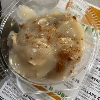 Banana pudding cake   at Banu Vegan in Durham