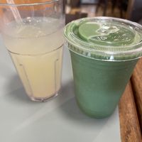 Ginger Tea & Green paradise…  at Banu Vegan in Durham