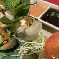 Sommerrollen mit 2 veganen Soßen ❤️ at Chada Thai in Freiburg