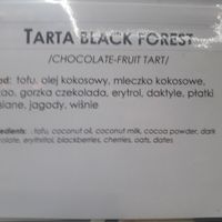 Black forest desert at Turlaj Klopsa - Plac Izaaka in Krakow