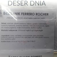 Ferrero rocher desert at Turlaj Klopsa - Plac Izaaka in Krakow