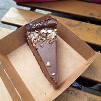 Chocolate Banana Cake at Turlaj Klopsa - Plac Izaaka in Krakow