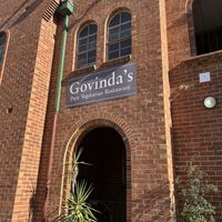   at Govinda's Restaurant in Adelaide