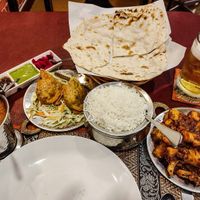 All vegan. Dal Tarka, Aloo Gobi, veg samosa #Veganuary at Masala Twist Indian & Thai food in Pattaya