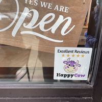 Dropped off a Happy Cow sticker for window at Active Culture in Novato