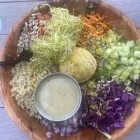 Hummus quinoa salad  at Active Culture in Novato