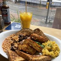 Vegan boss breakfast. 10/10!   at Boston Tea Party in Birmingham