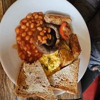 Vegan breakfast at Boston Tea Party in Birmingham