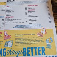 Menu June 2024 at Boston Tea Party in Birmingham