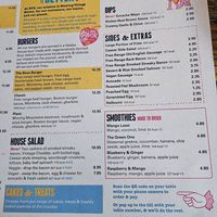 Menu June 2024 at Boston Tea Party in Birmingham