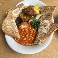 Boss vegan breakfast    at Boston Tea Party in Birmingham