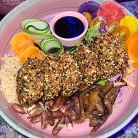 Tofu Buddha bowl at Cafe Maruja in Boracay