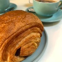 Amazing pain au chocolat ! at Atlas Grinds in North London