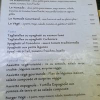 Pasta and some veggie dishes at Le Nomade in Ouagadougou