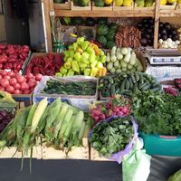 Food at Central Market in Chisinau