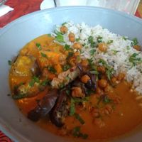 Aubergine Massaman curry at Lounges - Gatto Lounge in Pontypridd