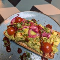 Smashed avocado on toast at Lounges - Gatto Lounge in Pontypridd