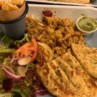 Vegan Cauliflower plate  at Apló Greek Kitchen & Foods in Berlin