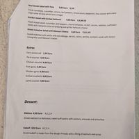 Salads at Apló Greek Kitchen & Foods in Berlin