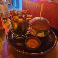 Veggie burger at La Luck in Lille