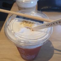 Watermelon green tea woth nutcream at NUTTEA - North Terrace in Adelaide