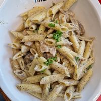 Truffle "pollo" pasta at Happy Italy - Kop van Zuid in Rotterdam