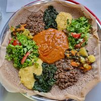 Veggie teller  at Habesha in Zurich