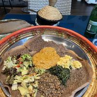 Vegetarian for one. I’d already had a bite of  at Habesha in Zurich